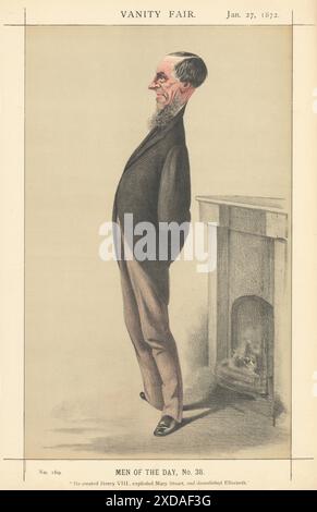 DESSIN ANIMÉ James Anthony Froude, UN ESPION DE VANITY Fair 'il a créé Henry VIII…' 1872 Banque D'Images