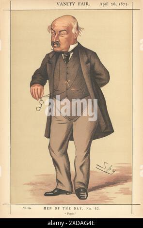 VANITY FAIR SPY CARICATURE Sir William Jenner 'Physic' Docteur médecine typhoïde 1873 Banque D'Images