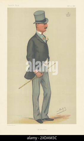 VANITY FAIR SPY CARICATURE le marquis d'Ormonde 'Kilkenny' 1878 vieux imprimé Banque D'Images