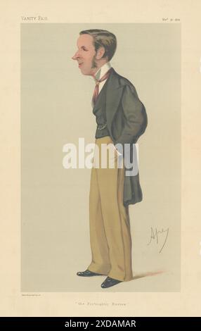 VANITY FAIR ESPION CARICATURE John Morley 'The bimensuel Review' journaux 1878 Banque D'Images