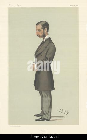 VANITY FAIR SPY CARTOON James Hamilton, 2e duc d'Abercorn 'Hamlie' 1881 Banque D'Images