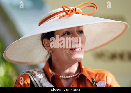 Princesse Zahra Aga Khan le quatrième jour de Royal Ascot à Ascot Racecourse, Berkshire. Date de la photo : vendredi 21 juin 2024. Banque D'Images