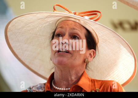 Princesse Zahra Aga Khan le quatrième jour de Royal Ascot à Ascot Racecourse, Berkshire. Date de la photo : vendredi 21 juin 2024. Banque D'Images