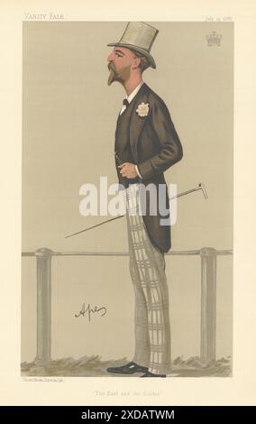 LE DESSIN ANIMÉ DE VANITY FAIR, « The Earl & the Doctor » Pembroke & Montgomery 1888 Banque D'Images