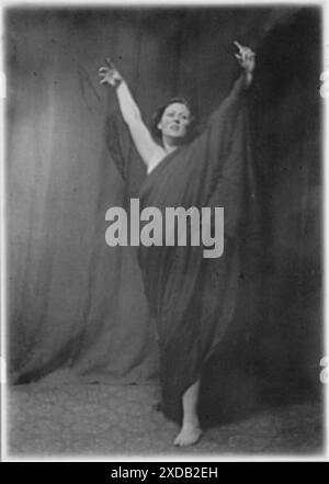 Duncan, Isadora. Collection de photographies Genthe. Banque D'Images