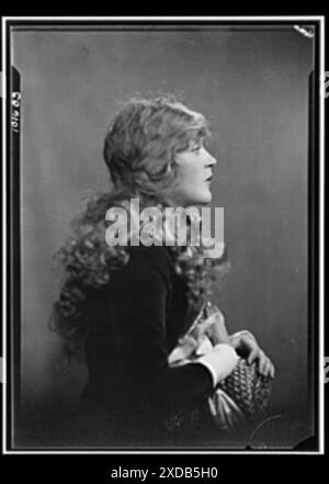 Murray, Mae, Miss, portrait. Collection de photographies Genthe. Banque D'Images