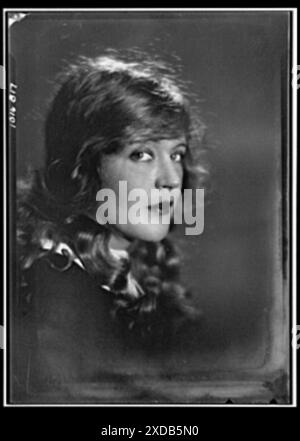 Murray, Mae, Miss, portrait. Collection de photographies Genthe. Banque D'Images