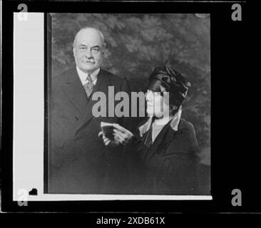 Photographie portrait d'un couple non identifié. Collection de photographies Genthe. Banque D'Images
