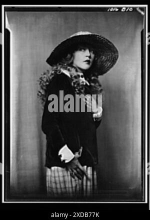 Murray, Mae, Miss, portrait. Collection de photographies Genthe. Banque D'Images