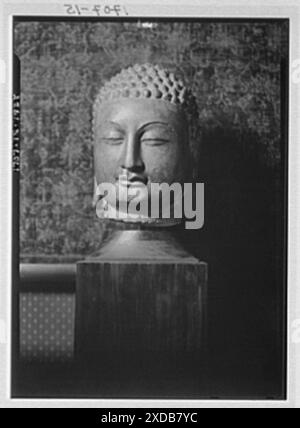Sculpture appartenant à Albert Rothbart. Collection de photographies Genthe. Banque D'Images