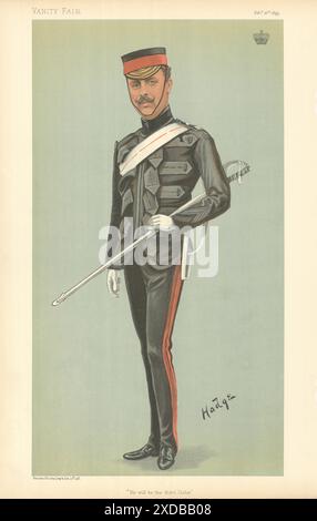 LE DESSIN ANIMÉ de L'ESPION VANITY FAIR James Hamilton 'il sera le duc 3rd' Abercorn 1899 Banque D'Images