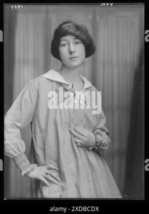 Breese, Sydney, MRS, photographie de portrait. Collection de photographies Genthe. Banque D'Images