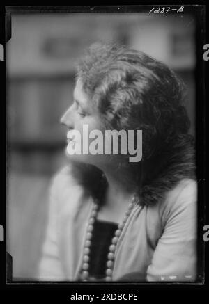 Coates, Dorothy, Miss, portrait. Collection de photographies Genthe. Banque D'Images