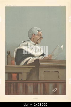 VANITY FAIR SPY CARTOON juge Thomas Townsend Bucknill 'Tommy' juge 1900 Banque D'Images