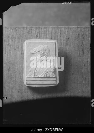 Galli-Curci, Mme, portrait de sculpture en relief. Collection de photographies Genthe. Banque D'Images