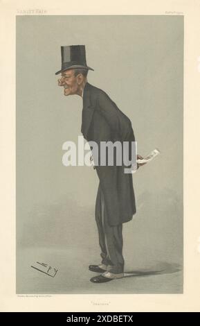 VANITY FAIR SPY CARTOON John Talbot Dillwyn-Llewellyn 'Swansea'. Politique 1900 Banque D'Images