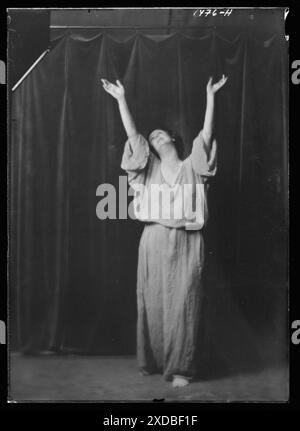 Duncan, Isadora, photographie de portrait. Collection de photographies Genthe. Banque D'Images