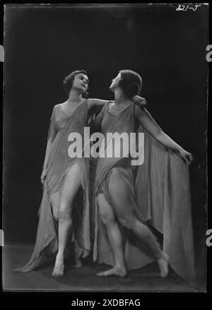 Marion Morgan danseurs. Collection de photographies Genthe. Banque D'Images