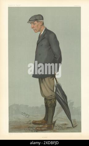 LE DESSIN ANIMÉ ARTHUR Campbell Ainger, un ESPION DE VANITY FAIR, est « m'tuteur ». Eton College 1901 Banque D'Images