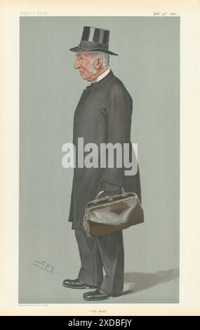 CARICATURE DE L'ESPION VANITY FAIR James John Hornby, Provost de Eton 'The Head' 1901 Banque D'Images