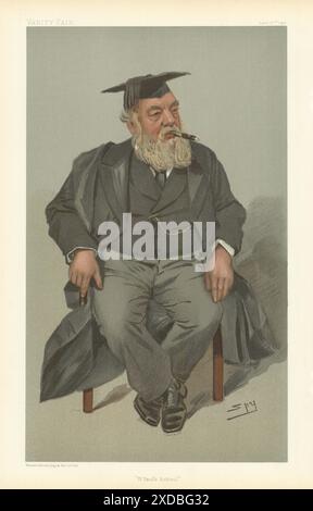 LE DESSIN ANIMÉ Frederick Walker, espion DE VANITY FAIR, « High Master of St Paul's School » 1901 Banque D'Images