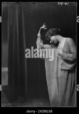 Danseuse Isadora Duncan. Collection de photographies Genthe. Banque D'Images