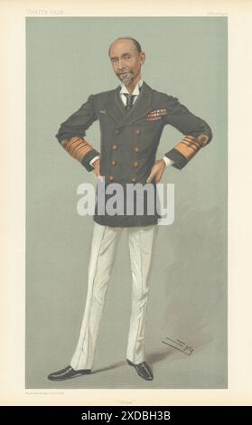 LE DESSIN ANIMÉ DE L'ESPION VANITY FAIR Sir Edward Hobart Seymour « Chine ». Marine royale 1901 Banque D'Images