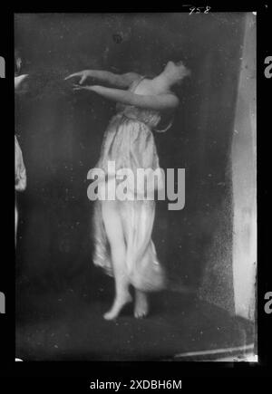 Danseuse Isadora Duncan. Collection de photographies Genthe. Banque D'Images