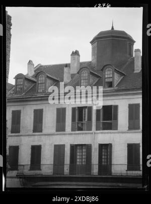 Napoleon House sur Chartres Street, Nouvelle-Orléans. Collection de photographies Genthe. Banque D'Images