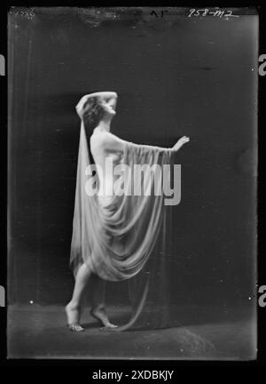 Danseuse Isadora Duncan. Collection de photographies Genthe. Banque D'Images