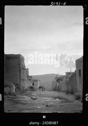Acoma, Nouveau-Mexique vues sur la région. Collection de photographies Genthe. Banque D'Images