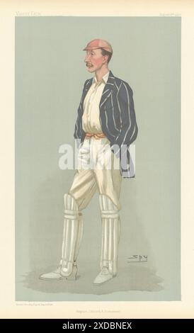 LE DESSIN ANIMÉ DE L'ESPION VANITY FAIR Lionel Palairet 'Repton, Oxford & Somerset' Cricket 1903 Banque D'Images