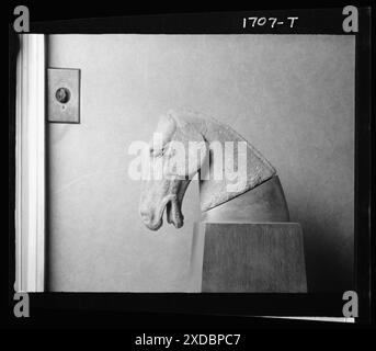 Sculpture appartenant à Albert Rothbart. Collection de photographies Genthe. Banque D'Images