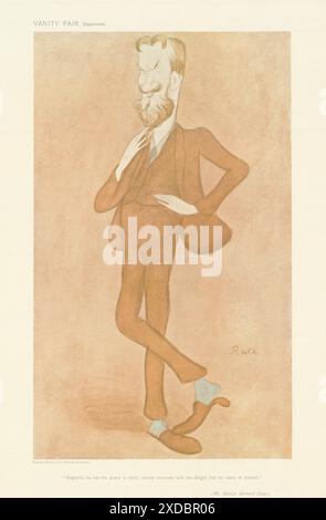 LE DESSIN ANIMÉ de L'ESPION VANITY FAIR George Bernard Shaw 'magnétique, il a le pouvoir…' 1905 Banque D'Images