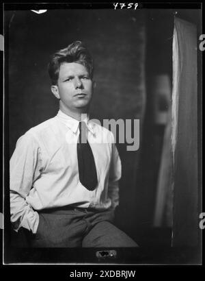 Geddes, Norman Bel, Mr., photographie de portrait. Collection de photographies Genthe. Banque D'Images