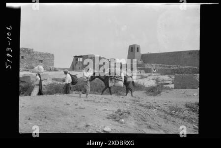 Acoma, Nouveau-Mexique vues sur la région. Collection de photographies Genthe. Banque D'Images