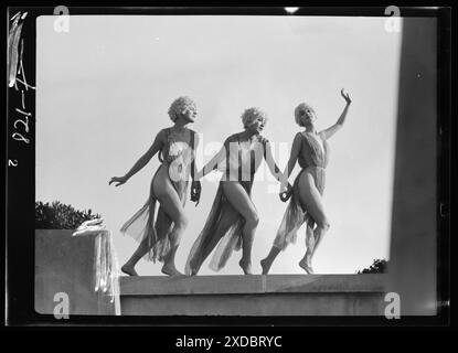 Marion Morgan danseurs. Collection de photographies Genthe. Banque D'Images