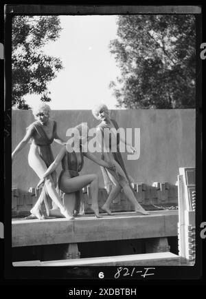 Marion Morgan danseurs. Collection de photographies Genthe. Banque D'Images