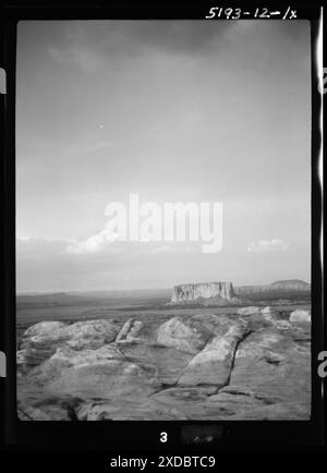 Acoma, Nouveau-Mexique vues sur la région. Collection de photographies Genthe. Banque D'Images
