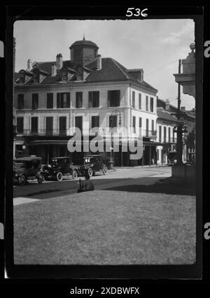 Napoleon House sur Chartres Street, Nouvelle-Orléans. Collection de photographies Genthe. Banque D'Images