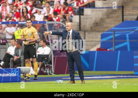 Berlin, Allemagne. 21 juin 2024. L'entraîneur-chef de Pologne Michal Probierz vu lors du match de l'UEFA Euro 2024 dans le Groupe d entre la Pologne et la Croatie à l'Olympiastadion de Berlin. Crédit : Gonzales photo/Alamy Live News Banque D'Images