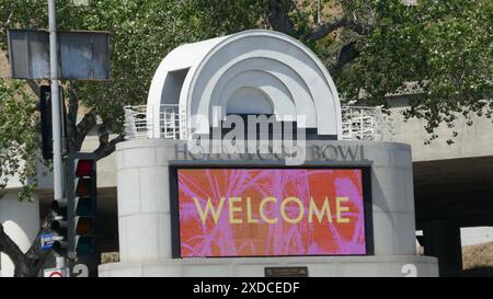 Los Angeles, Californie, USA 20 juin 2024 Hollywood Bowl Marquee le 20 juin 2024 à Los Angeles, Californie, USA. Photo de Barry King/Alamy Stock photo Banque D'Images