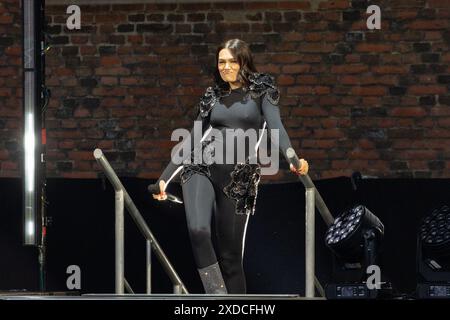 Hampton, Londres, Royaume-Uni. Vendredi 21 juin 2024. La chanteuse britannique Jessie J se produit au Hampton court Palace Festival. Crédit : Katie Collins/EMPICS/Alamy Live News Banque D'Images