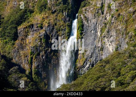 Cascade Devils Punchbowl - Nouvelle-Zélande Banque D'Images