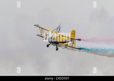 Défilé Scandinavian Airshow au Antidotum Air Show 2024 à Leszno, Pologne Banque D'Images