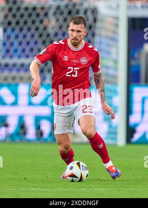 Rasmus Kristensen, DEN 25 dans le groupe C stage match ANGLETERRE, Danemark. , . Le 20 juin 2024 à Francfort, Allemagne. Photographe : ddp images/STAR-images crédit : ddp Media GmbH/Alamy Live News Banque D'Images