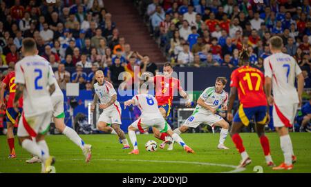 Gelsenkirchen, Allemagne. 20 juin 2024. Fabian Ruiz (ESP) Espagne - Italie Espagnol - Italien 20.06.2024 Copyright (nur für journalistische Zwecke) by : Banque D'Images