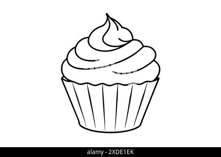 Illustration vectorielle de cupcake et eps Illustration de Vecteur