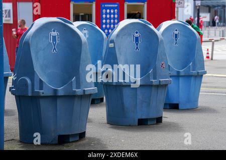 Dortmund, Allemagne. 22 juin 2024. Toilettes pendant le match Turquie vs Portugal UEFA Group F au stade BVB, Dortmund, Allemagne, le 22 juin 2024 crédit : Every second Media/Alamy Live News Banque D'Images