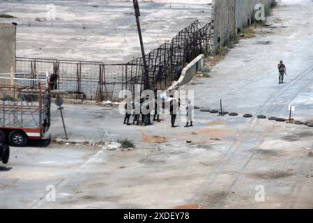 Guerre du Liban 1982 Beyrouth / Lebeanonwar 82 Banque D'Images